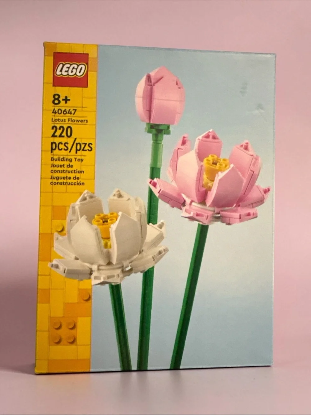 LEGO Lotus Flowers Set – 220pcs New/Sealed